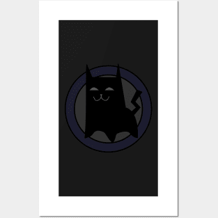 Night Cat | That Cat | Black Cat Posters and Art